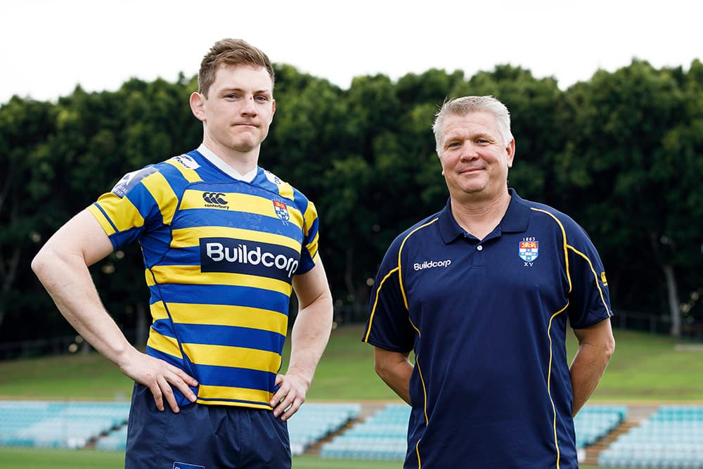 Hedger and Jack McCalman at Leichhardt Oval on Tuesday. Photo: Kaz Watson