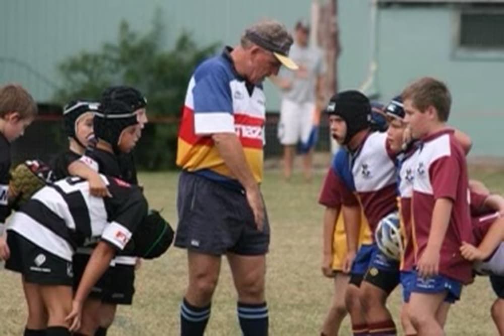 Chris Hedge has been a volunteer at Manly Rugby for over 20 years. Photo: Manly Media