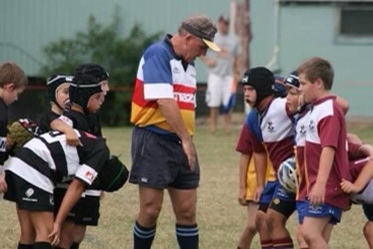 Chris Hedge has been a volunteer at Manly Rugby for over 20 years. Photo: Manly Media