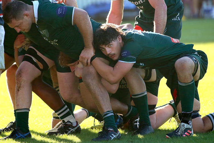 Ben Houston packs a scrum for the Wicks. Photo: RicMac Photography